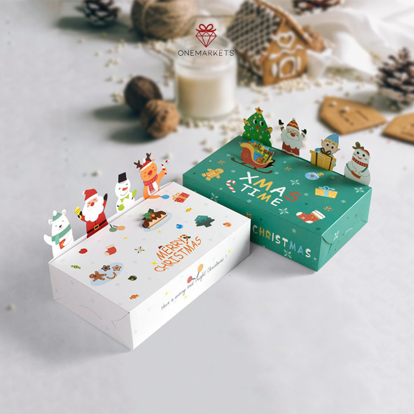 Giftbox Christmas Gio-3D Christmas hampers cake box-Christmas gift box gb153