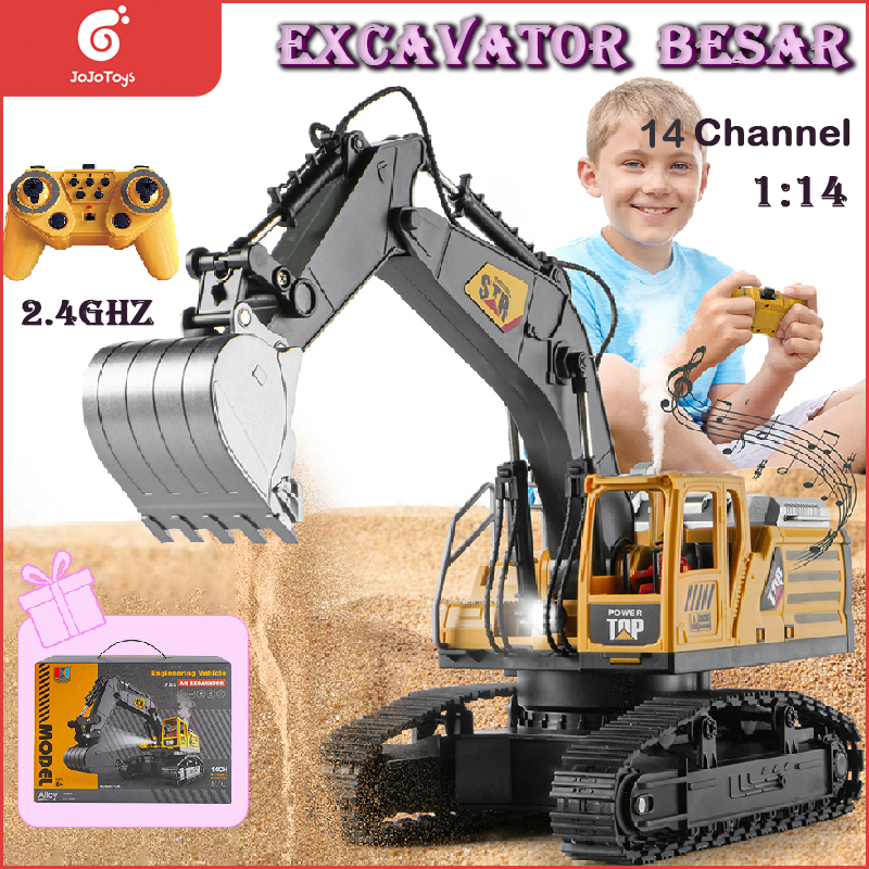 Jojotoy remote control excavator RC truck Beko digger Superior heavy machine remote control excavator