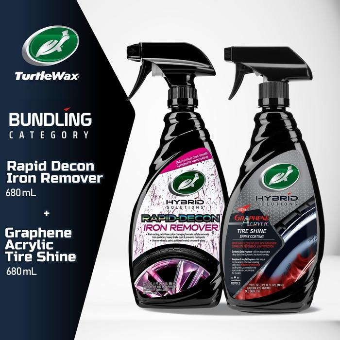 Turtle Wax [Bundle] Hybrid Solutions Pro All Wheel Cleaner + Tire Shine Harga 641,988 rupiah*Gratis Ongkir