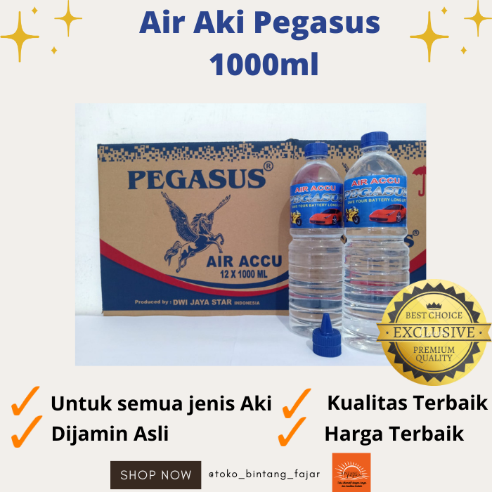 Water Battery Pegasus 1000ml Harga  8,000 Ringgit*Penghantaran Percuma
