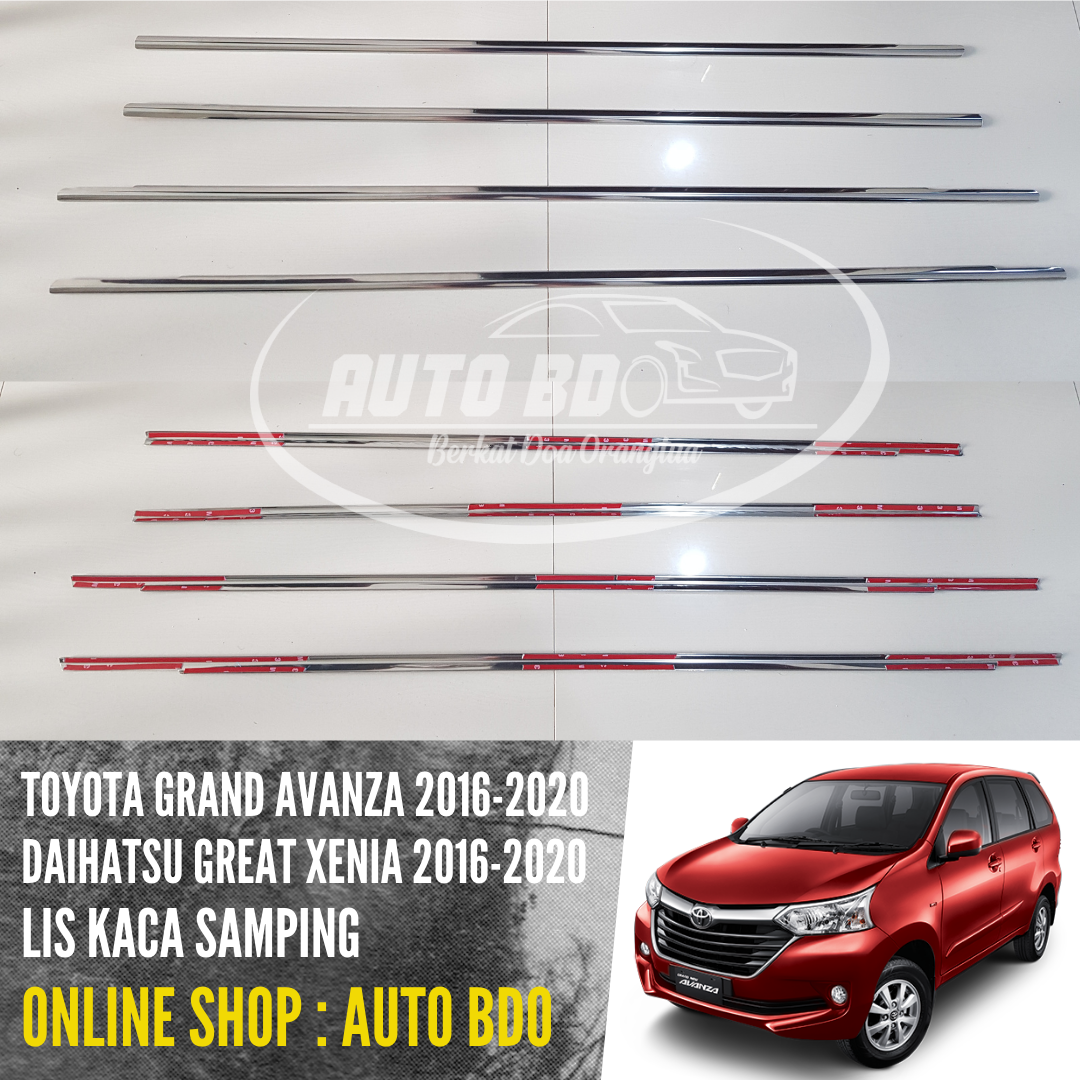 Lis Kaca Samping Grand New Avanza & Great New Xenia Berkualitas Harga 78,000 rupiah*Gratis Ongkir