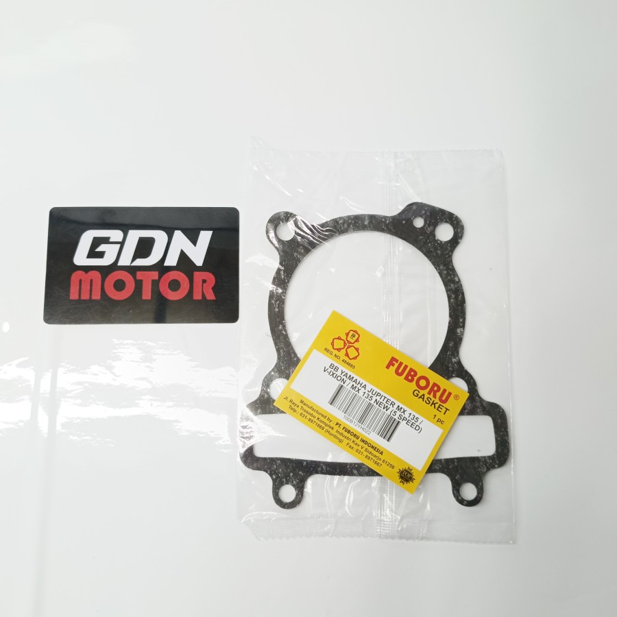 PAKING BORING JUPITER MX 135 / V-IXION SERIES FUBORU GASKET Harga 6,000 rupiah*Gratis Ongkir