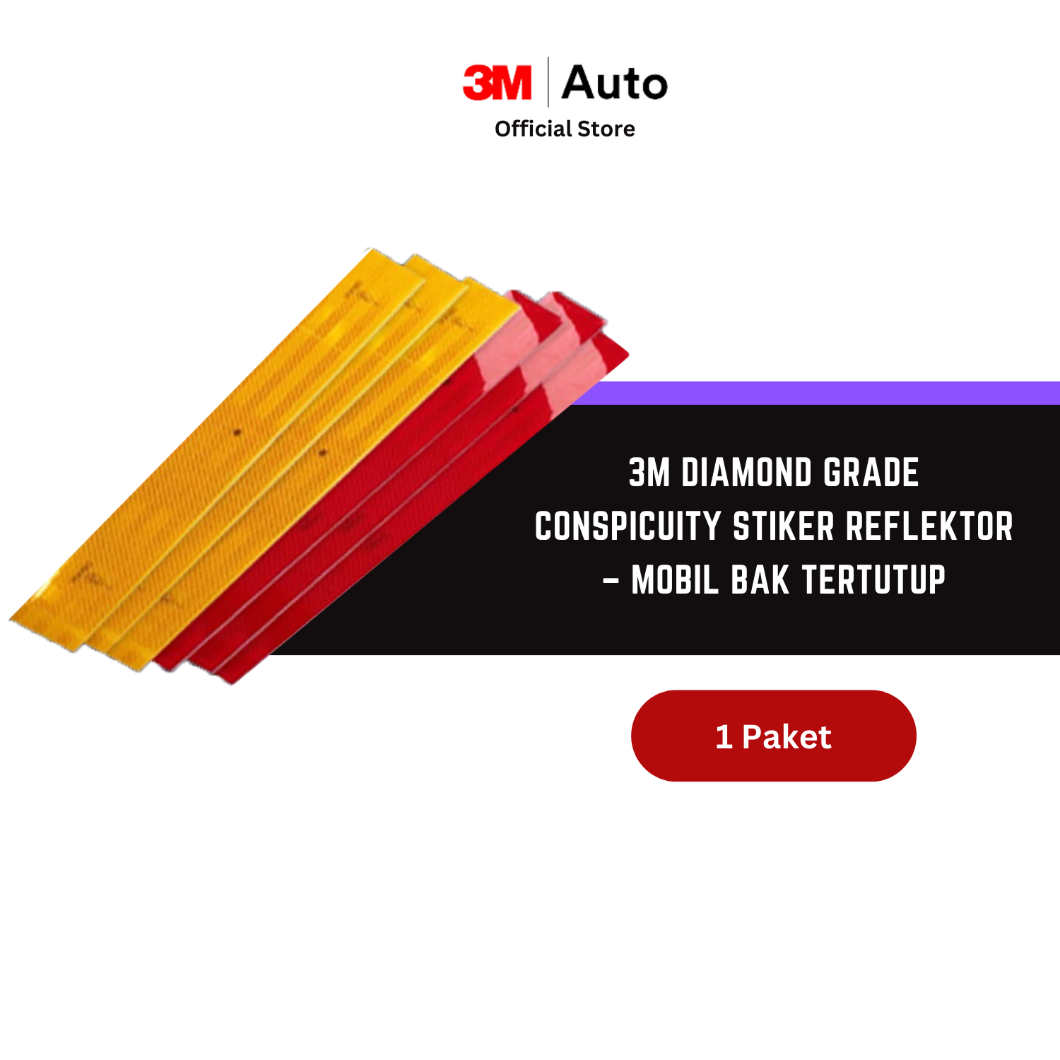 3M Diamond Grade Conspicuity Stiker Reflektor – Mobil Bak Tertutup Harga 440,000 rupiah*Gratis Ongkir