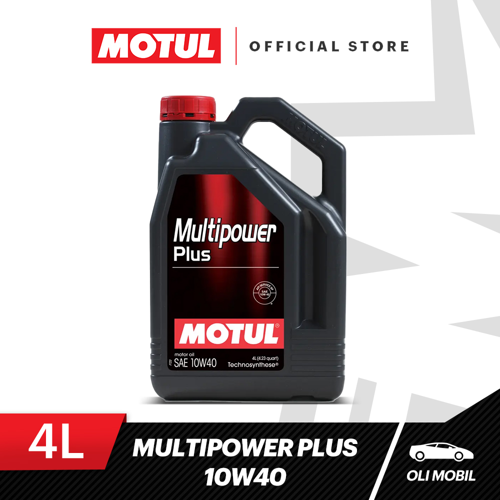 Motul Oli Mobil MULTIPOWER PLUS 10W40 SP 4L Harga 508,926 rupiah*Gratis Ongkir