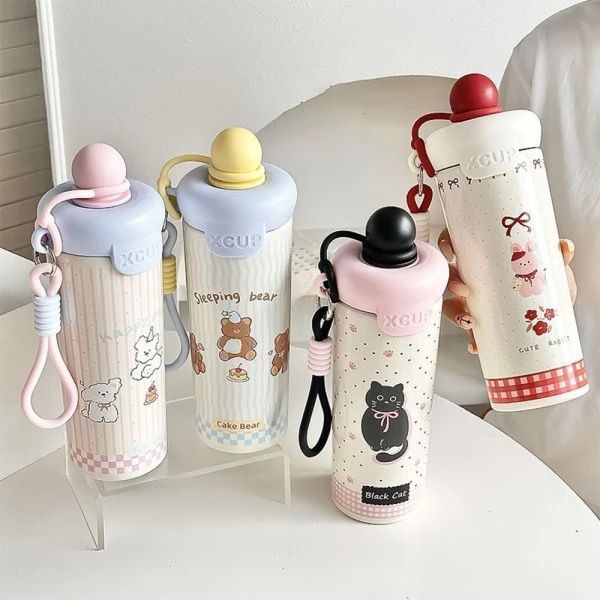 Termos Tumbler Xcup Sweet Tale 600ml Stainless Steal SUS 316 / Tumbler Viral / Free Keychain Cute