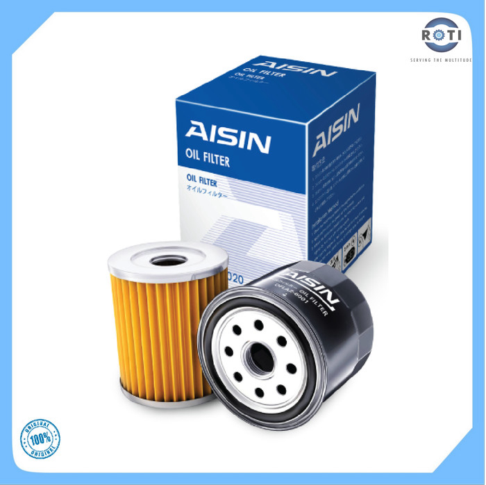 FILTER OLI COROLLA DX GL KIJANG GRAND BENSIN5K TOYOTA AISIN OFLAZ-6068 Harga 44,065 rupiah*Gratis Ongkir
