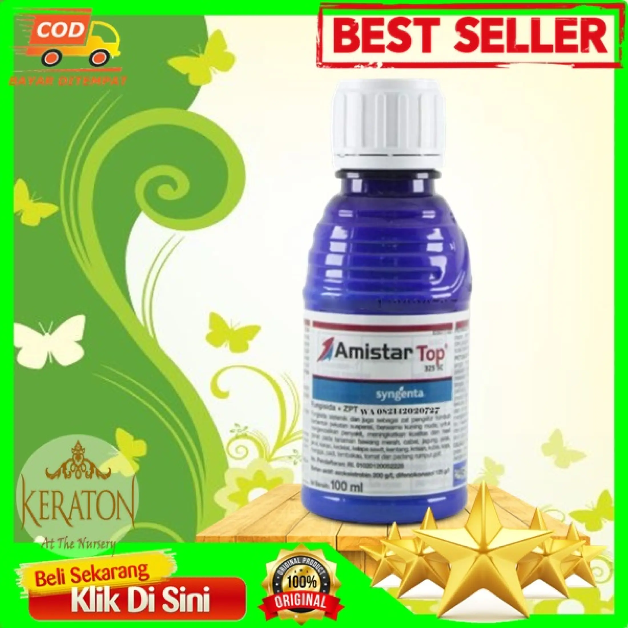 Fungisida Plus Zpt Amistartop 325sc 100ml Pestisida Pengendali Hama Jamur Tanaman Pertanian Lazada Indonesia