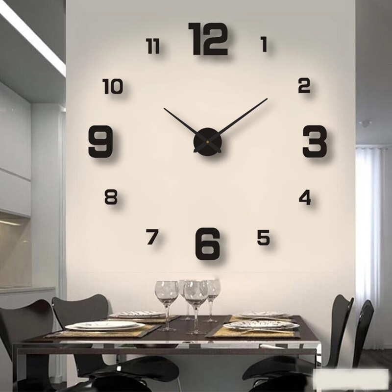 Jam Dinding Besar Raksasa Giant Wall Clock 80-130cm Diameter