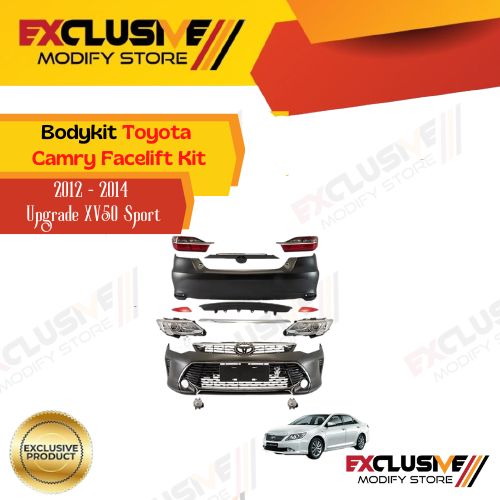 Bodykit Camry 2012-2014 facelift kit upgrade to Camry sport 2015-2017 Harga  17,250,000 Ringgit*Penghantaran Percuma