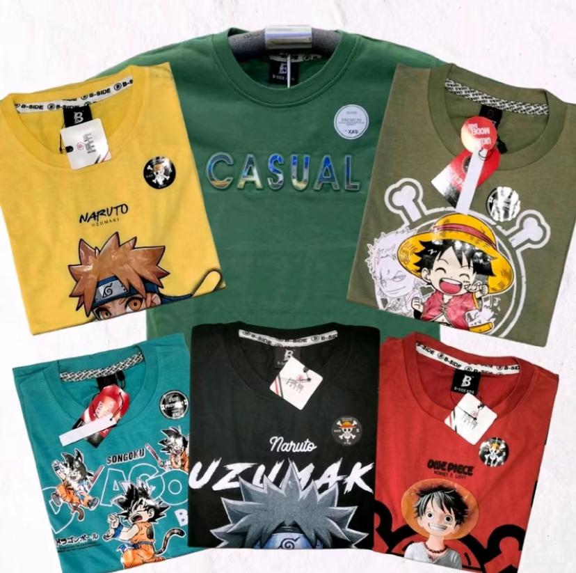 6 Pcs Children's T-Shirts Material Semi Cotton Size Xxs/L Xs/Xl S/Xxl Fashion Clothing Harga  55,000 rupiah*Gratis Ongkir