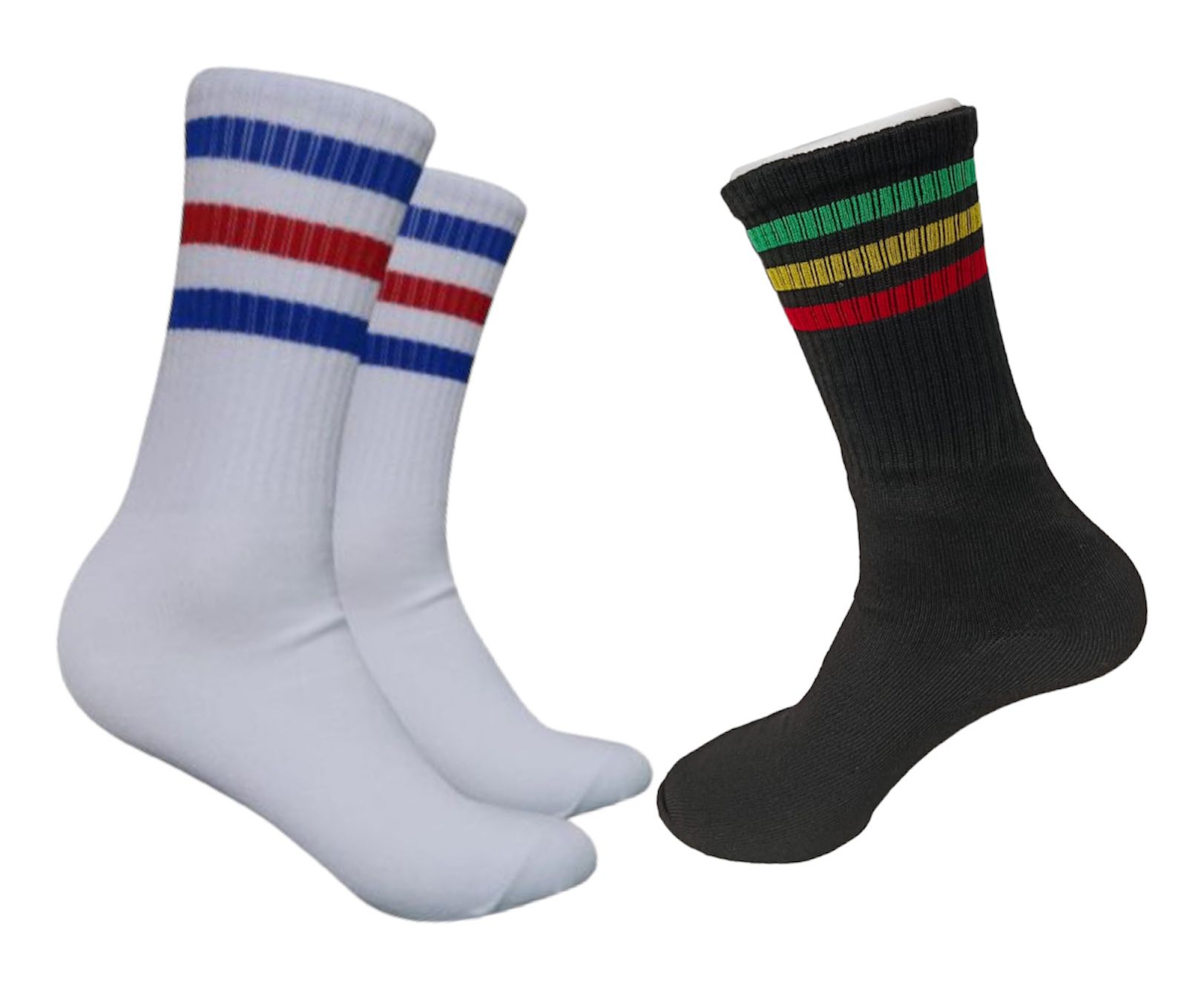 ( siap  packing plastik ) kaos kaki gaul / kaos kaki kudaci panjang sebetis  / kaos kaki belang garis - Merek TAGGEH Harga 50,000 rupiah*Gratis Ongkir