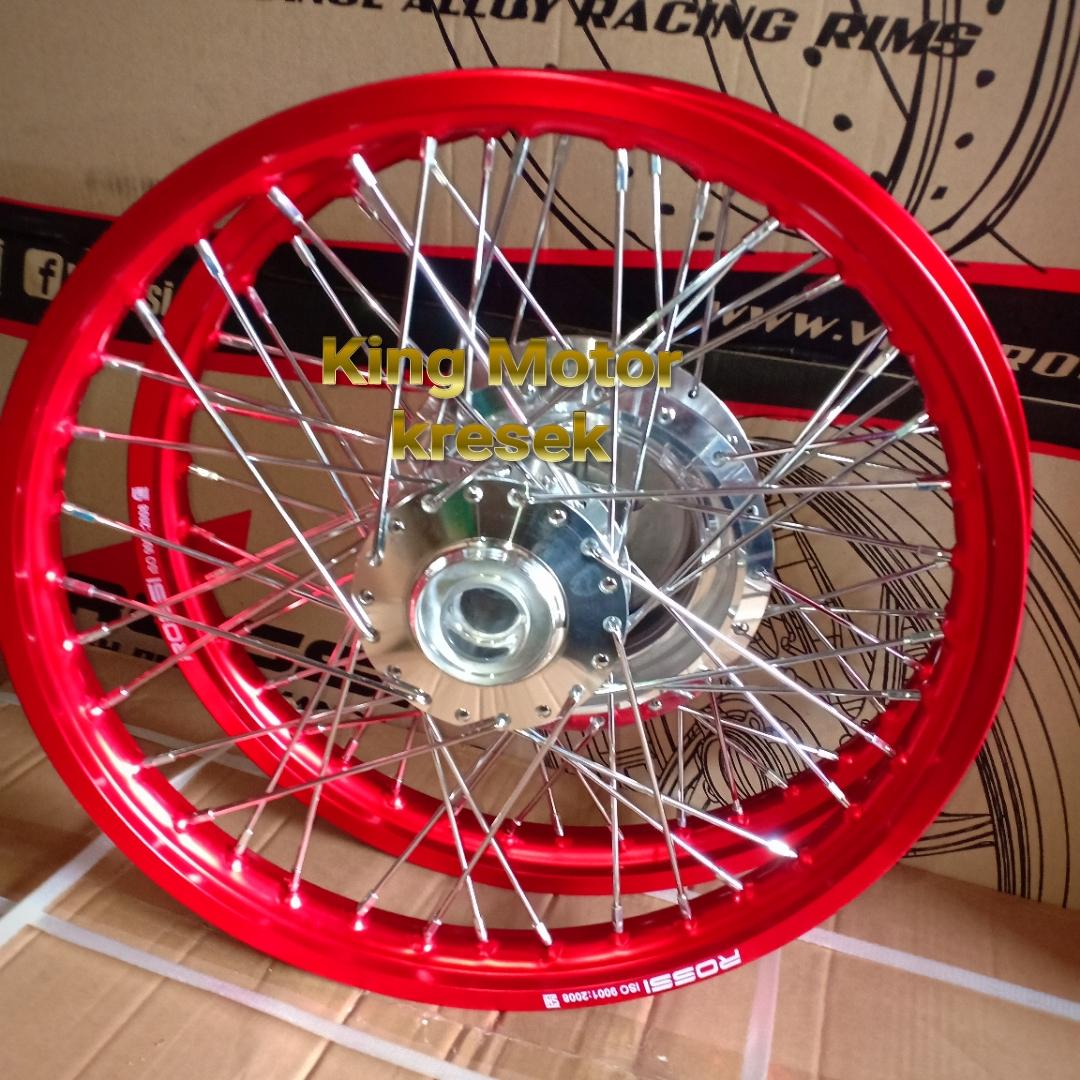 Velg Jari Jari 1 Set Velg Rossi Tromol Chrome Jari Chrome Mio M3