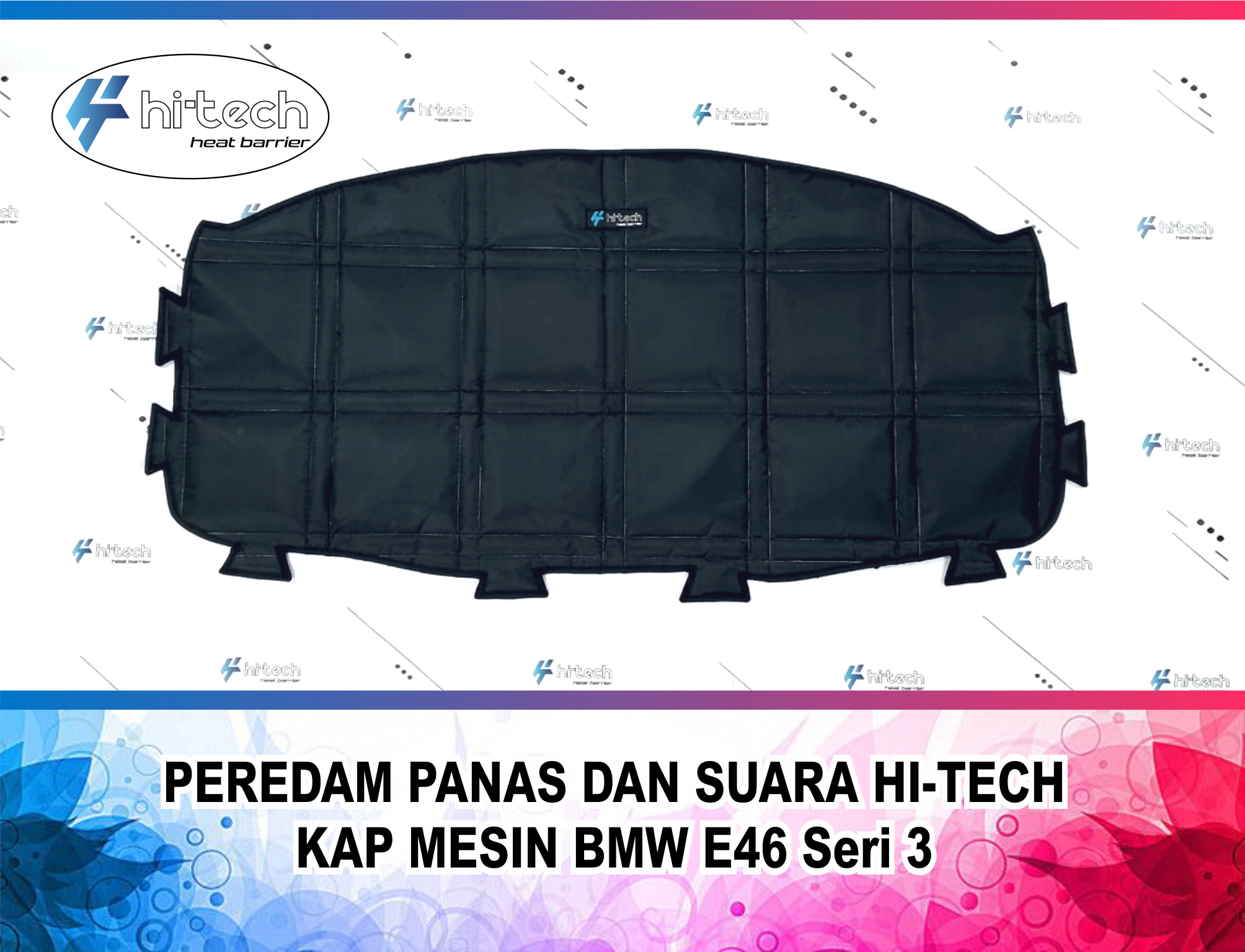 Hi-tech heat & sound insulation plug and play for BMW E46 series 3-single pack Harga 480,000 rupiah*Gratis Ongkir