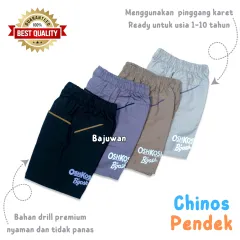 Celana Chinos Anak Pendek Laki Laki 1-10 Tahun