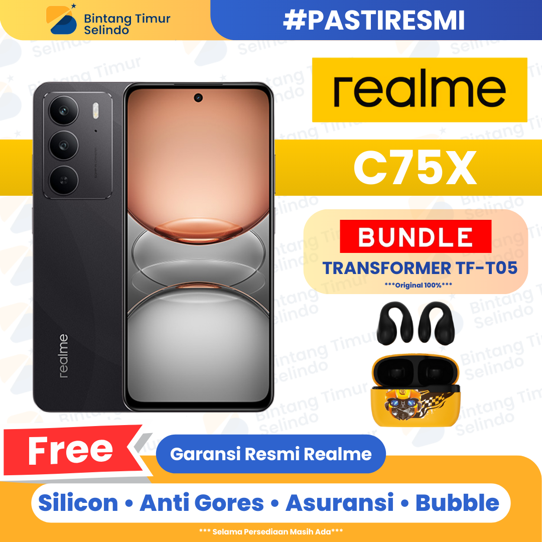 Realme C75X 8/128Gb - Official 1 Year Warranty Harga 1,958,000 Ringgit*Penghantaran Percuma
