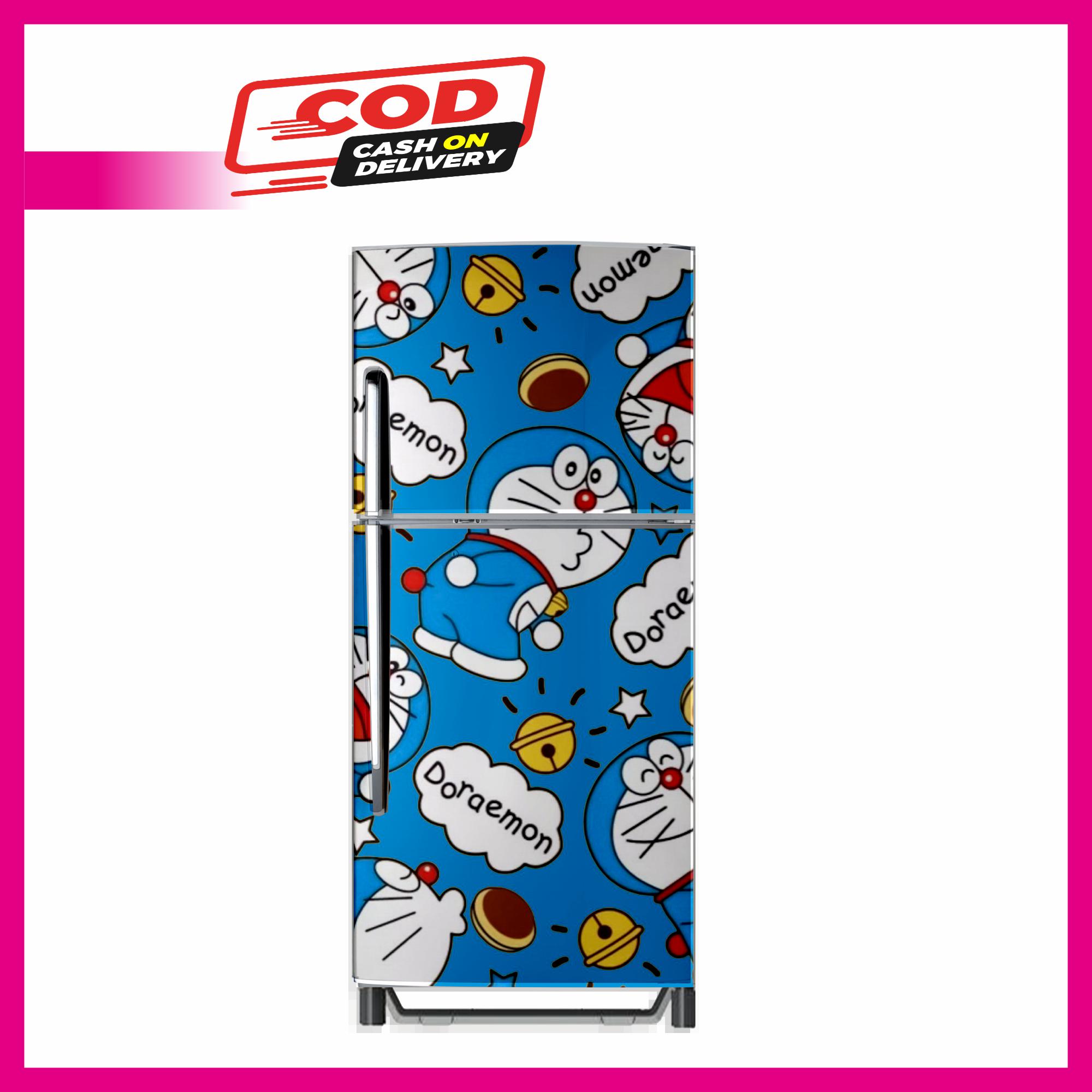 Jual PAKET LENGKAP STIKER DORAEMON LEMARI ES / KULKAS , MESIN CUCI, AC