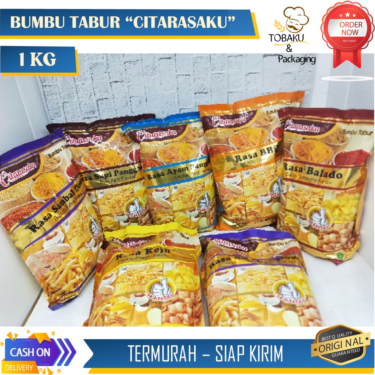 Bumbu Tabur Instant Kemasan 1kg Merk Citarasaku HALAL BPOM BEST SELLER