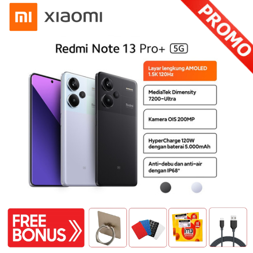 Redmi Note 13 Pro Plus 5G 12/512 - Mediatek Dimensity 7200 Ultra (4 nm) Harga  4,190,000 Ringgit*Penghantaran Percuma
