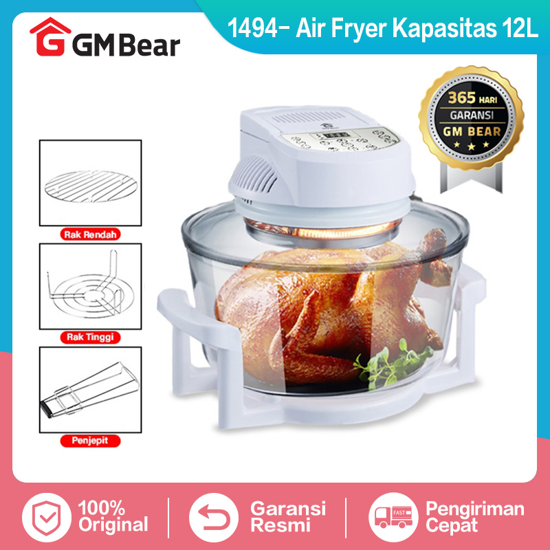 GM Bear Halogen Oven 12L 1494 โ Air Fryer