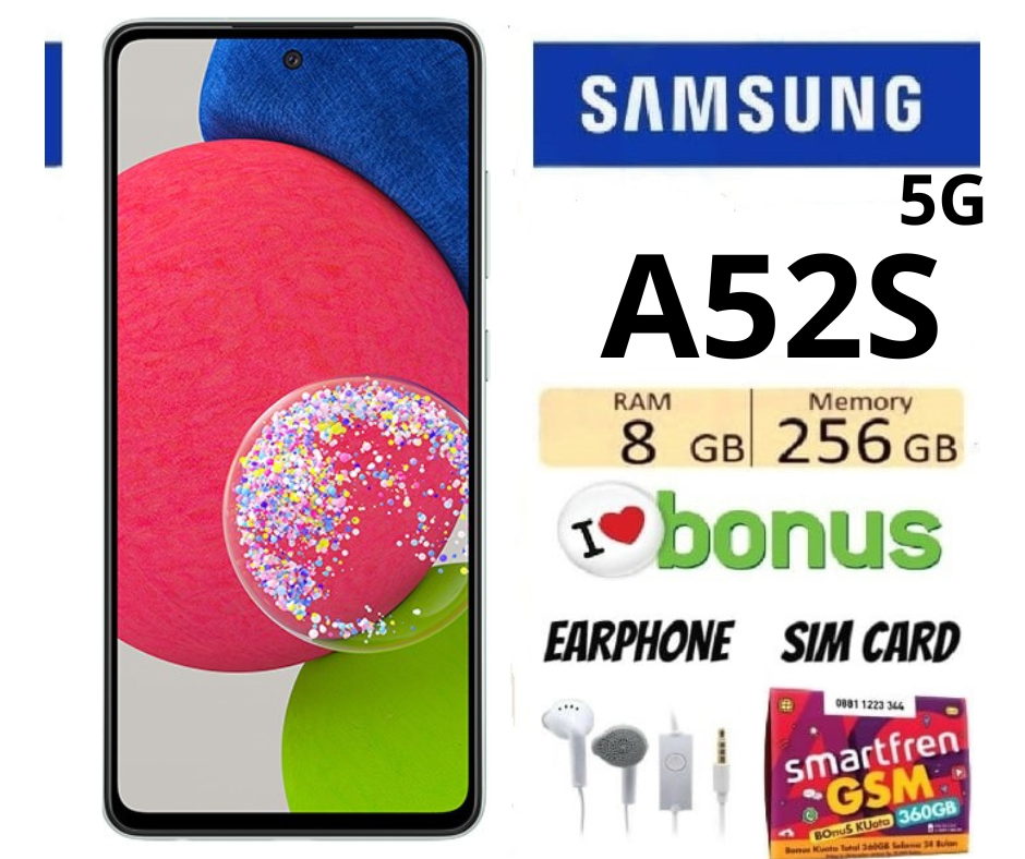 PROMO !!! Samsung Galaxy A52s RAM 8/128 GB & 8/256 GB 5G Kelengkapan - Fullshet Giá 3,250,000 Đồng*Miễn phí vận chuyển