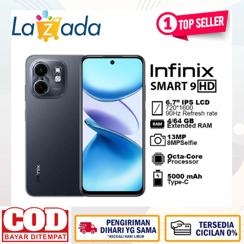 Infinix smart 9 HD 4/64 GB warranty Giá 982,080 Đồng*Miễn phí vận chuyển