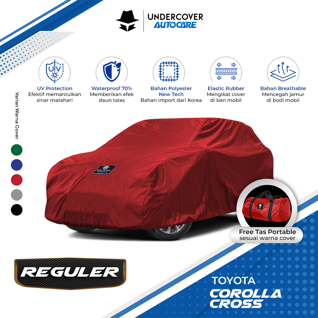 Undercover Autocare - Cover Mobil Toyota Corolla Cross Reguler Harga 300,000 rupiah*Gratis Ongkir