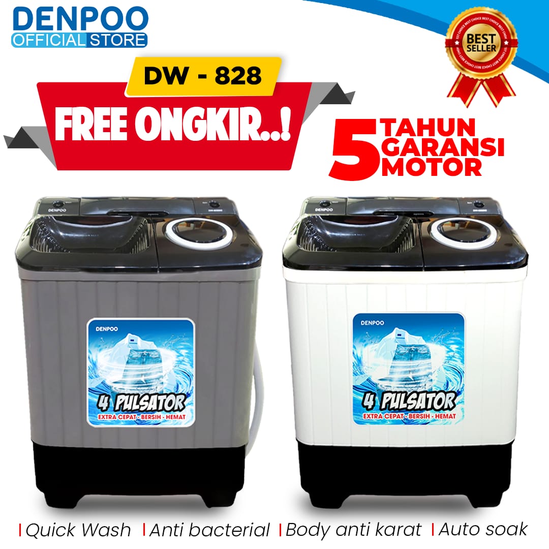 Jual Mesin Cuci Denpoo 2 Tabung Terbaru - Nov 2024 | Lazada.co.id