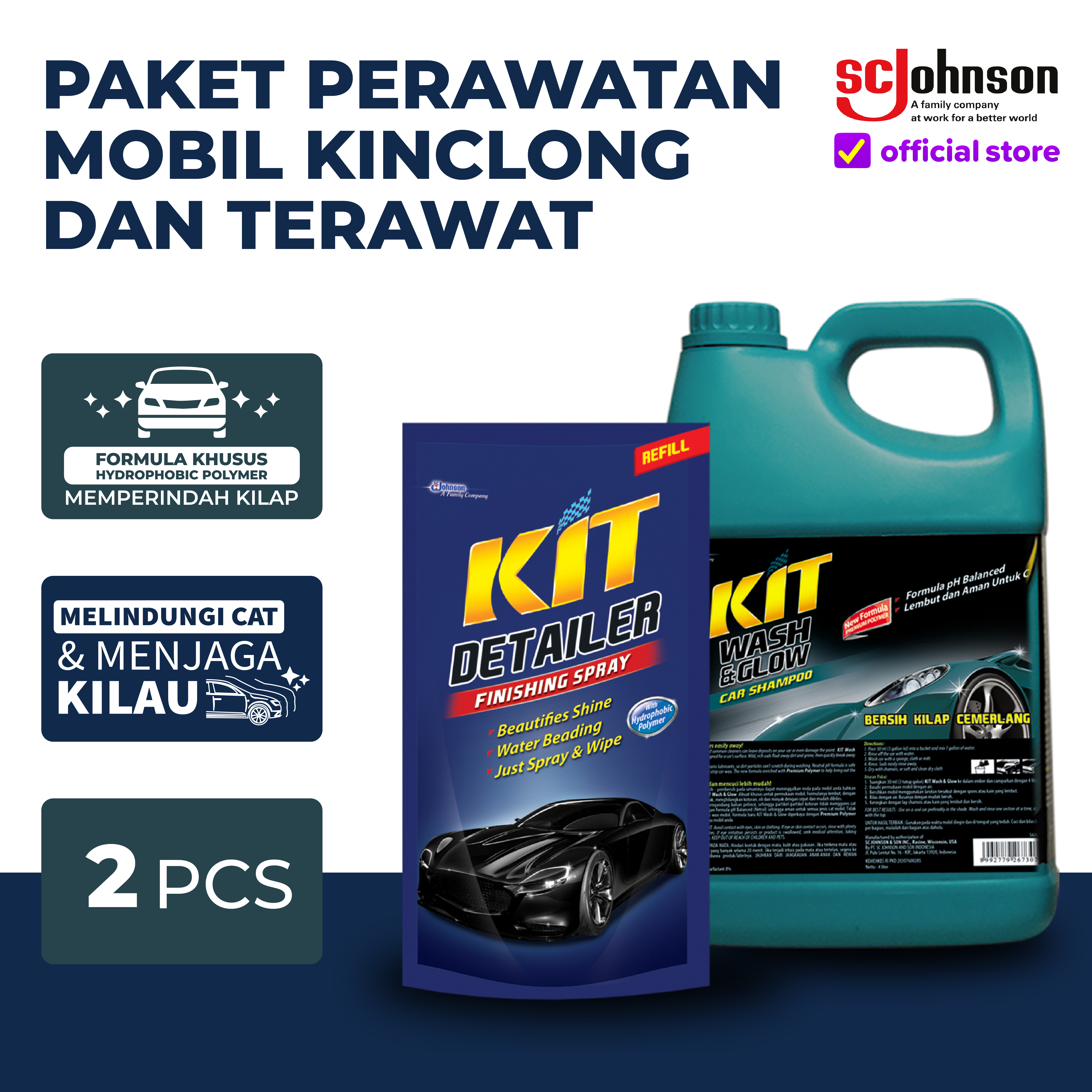 Shiny and Well-Maintained Car Care Package Harga 86,130 rupiah*Gratis Ongkir