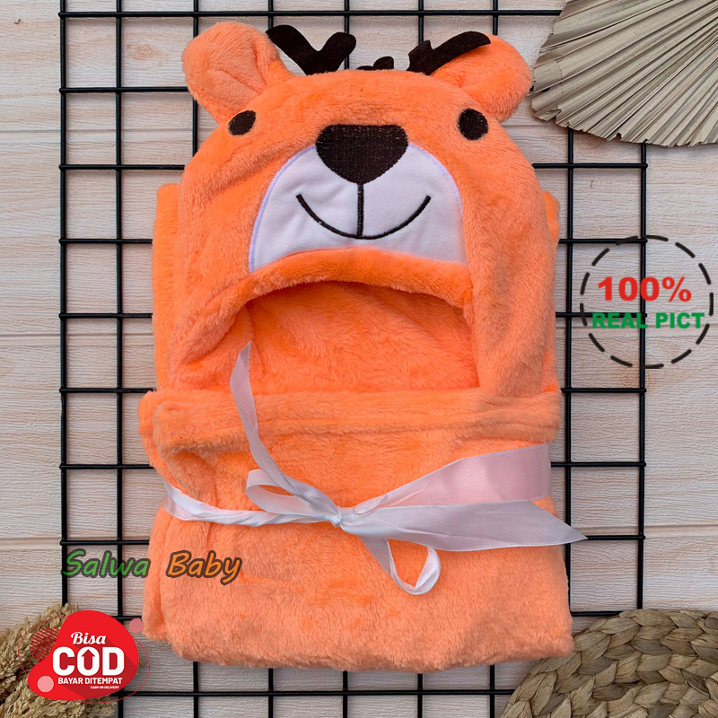 Salwa Baby - Selimut Bayi Tebal Super Lembut Selimut Bayi Karakter Ukuran 100cm x 65cm