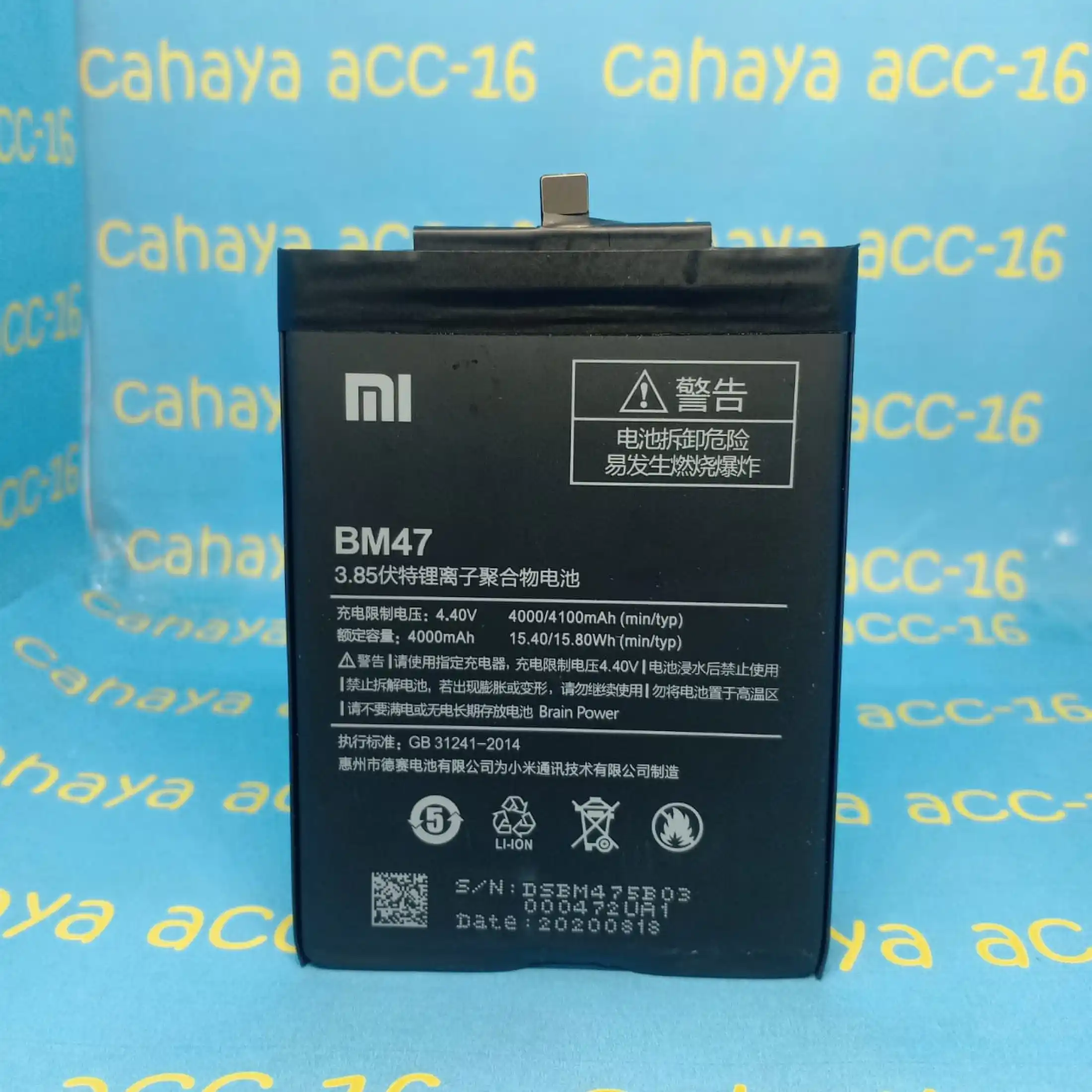 Baterai Xiaomi Redmi 3s Original Batre Bm47 Battery Batrei Batere Lazada Indonesia