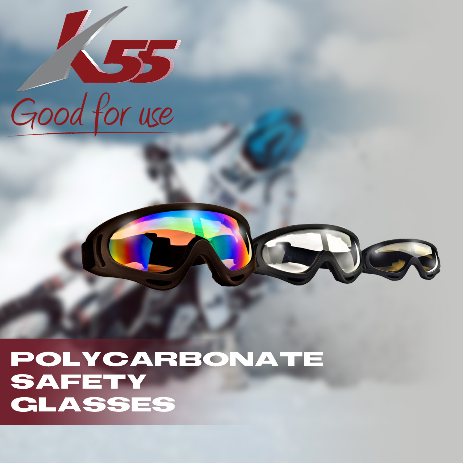 K55 Safety Google Harga 100,000 rupiah*Gratis Ongkir