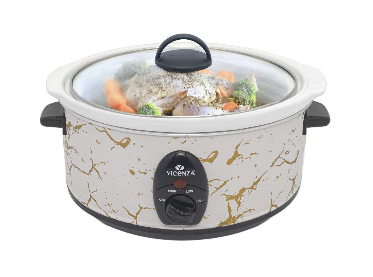 Vicenza Vsc03Mb Slow Cooker 3.5 L Marble Pattern