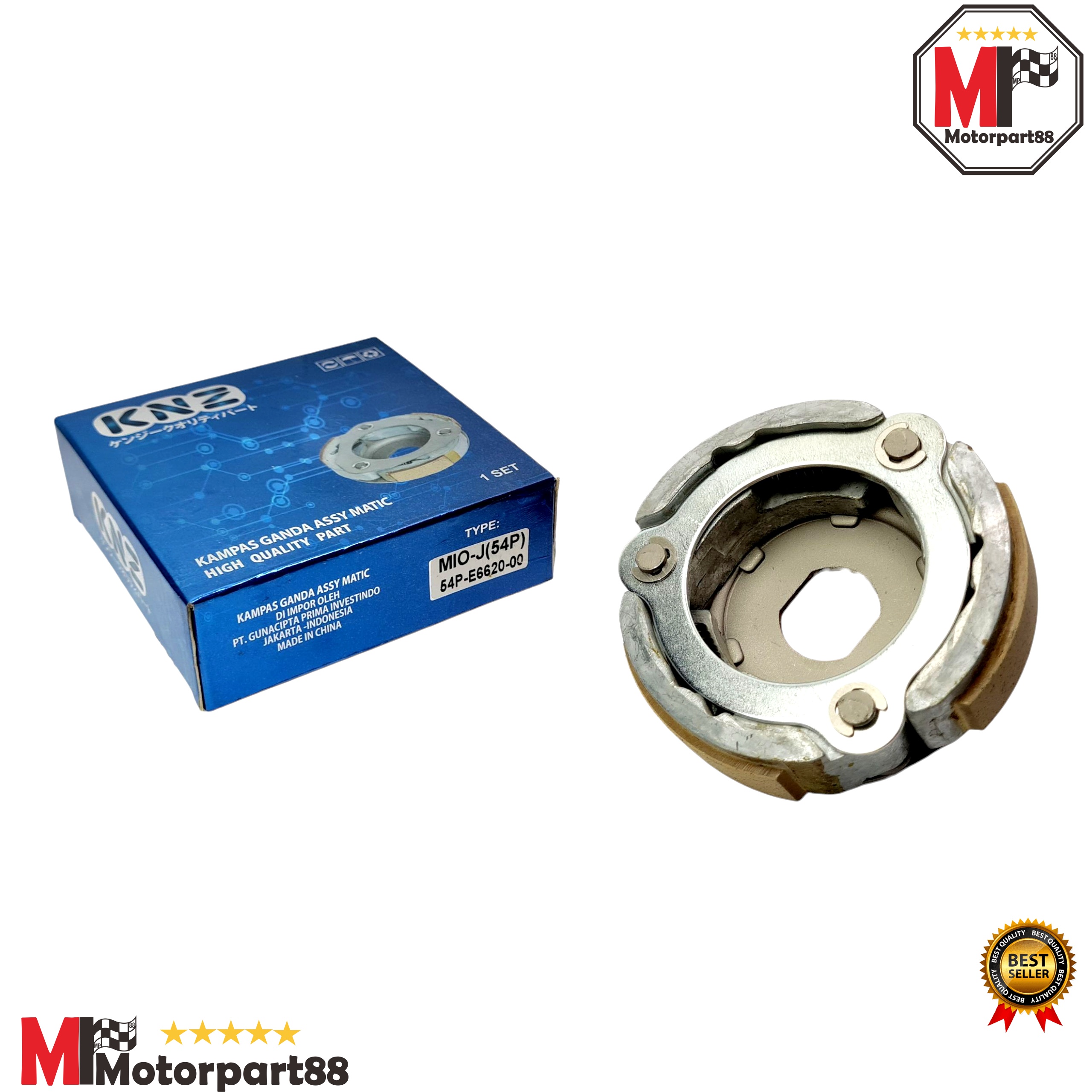 Auto double canvas clutch Assy KNZ Matic Mio J Fino 115 xride 115 soul GT 115 54p KNZ Harga 145,125 rupiah*Gratis Ongkir