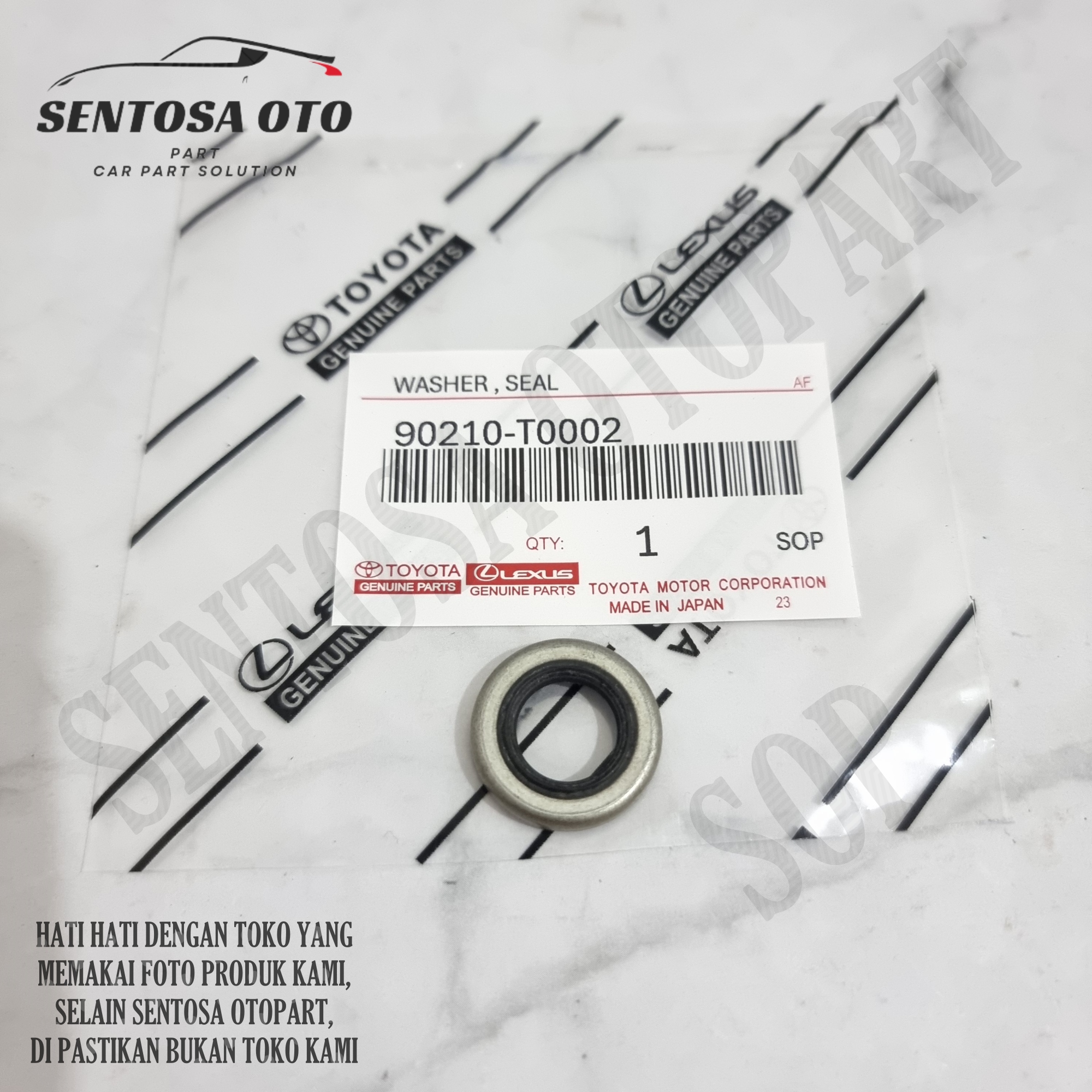 Ring Washer Seal Gromet Tutup Klep Grand New Avanza Great Xenia Veloz 2015 2016 2017 2018 2019 2020 2021 P/N 90210-T0002 Harga 7,500 rupiah*Gratis Ongkir