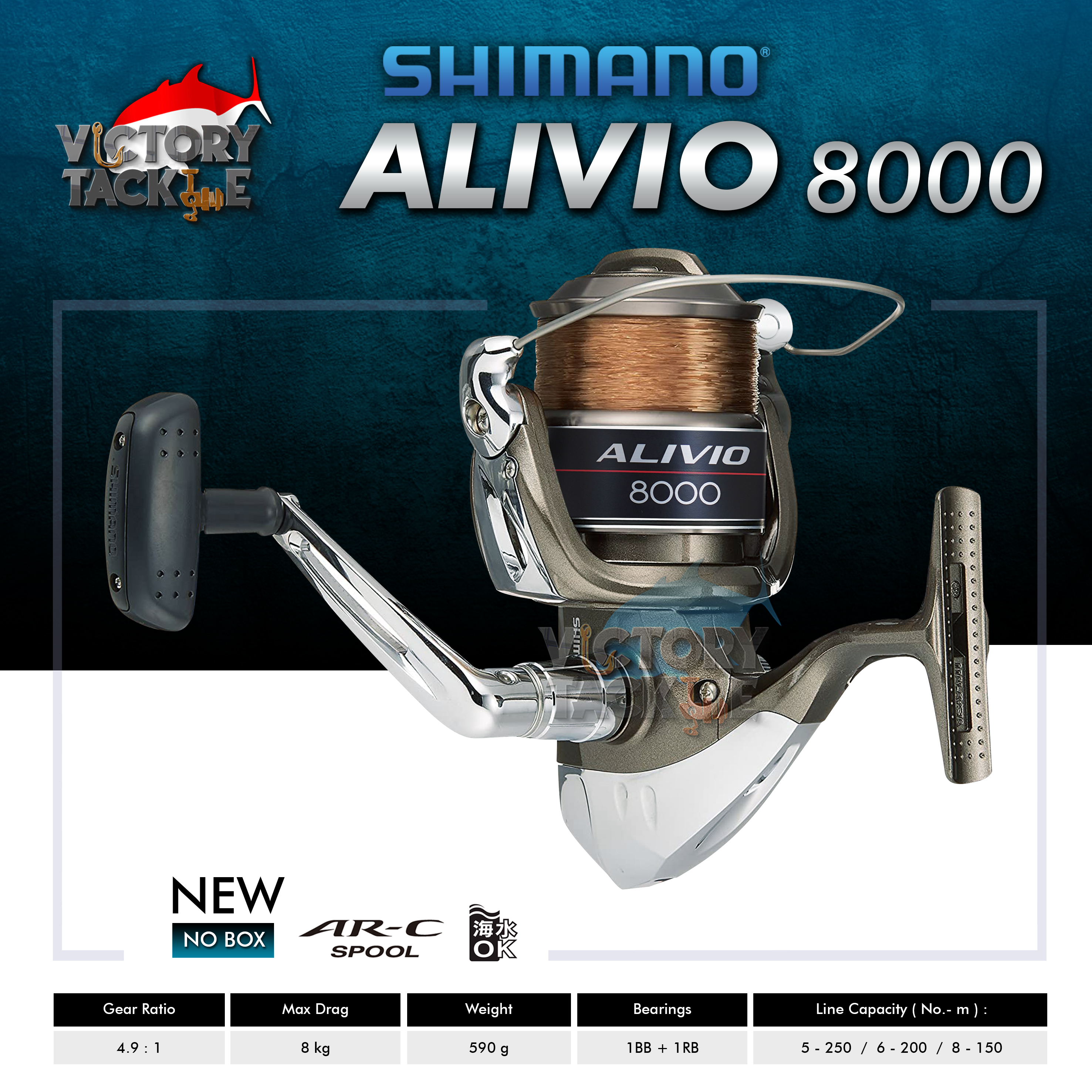 Jual Reel Shimano 6000 Alivio Original Murah - Harga Diskon Maret