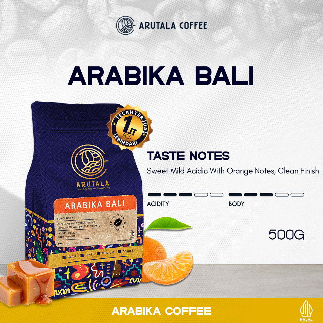 Arutala Balinese Arabica Coffee 500 Grams