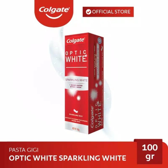 Colgate Optic White Sparkling White Toothpaste 100 gr Pasta Gigi Odol