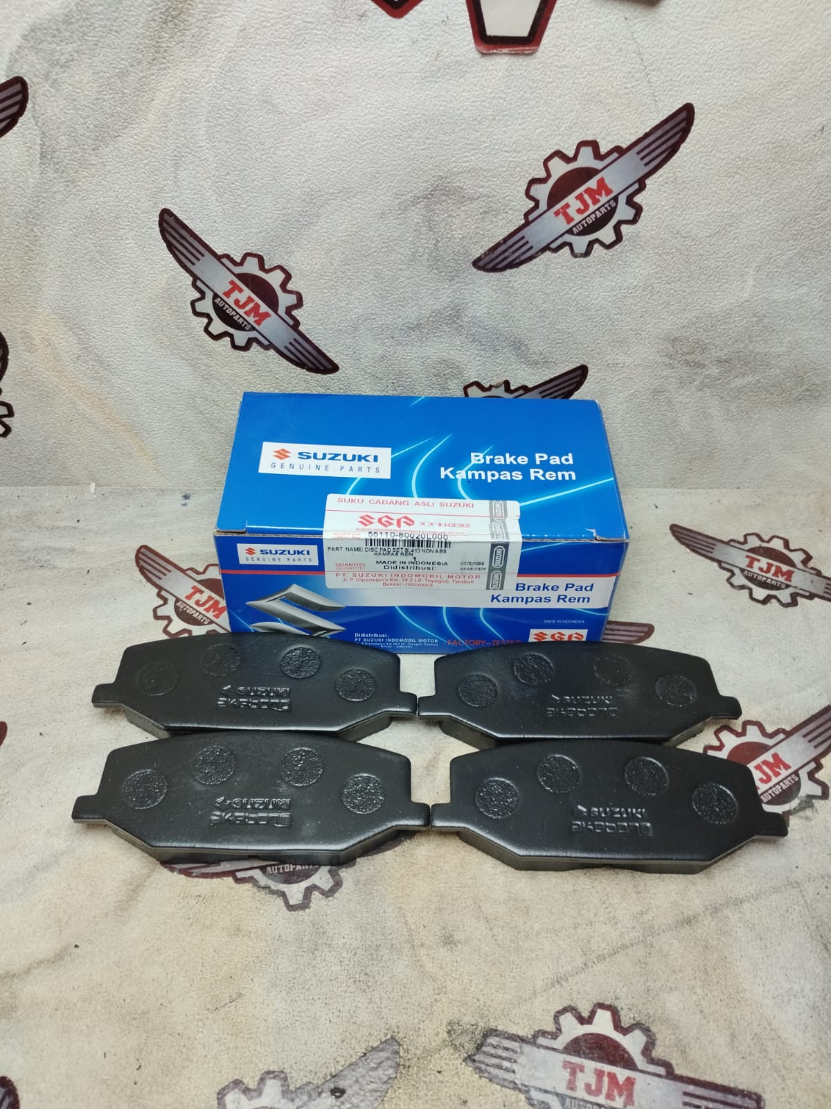 Brakepad Brake Pad Front Brake Pad Suzuki Jimmy Katana Sj410 55110-80020L000 Harga 100,000 rupiah*Gratis Ongkir