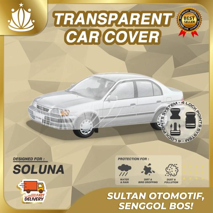 SARUNG MOBIL PLASTIK TEBAL BODY COVER TRANSPARAN TOYOTA SOLUNA - RANSSHOP22 Harga 206,000 rupiah*Gratis Ongkir