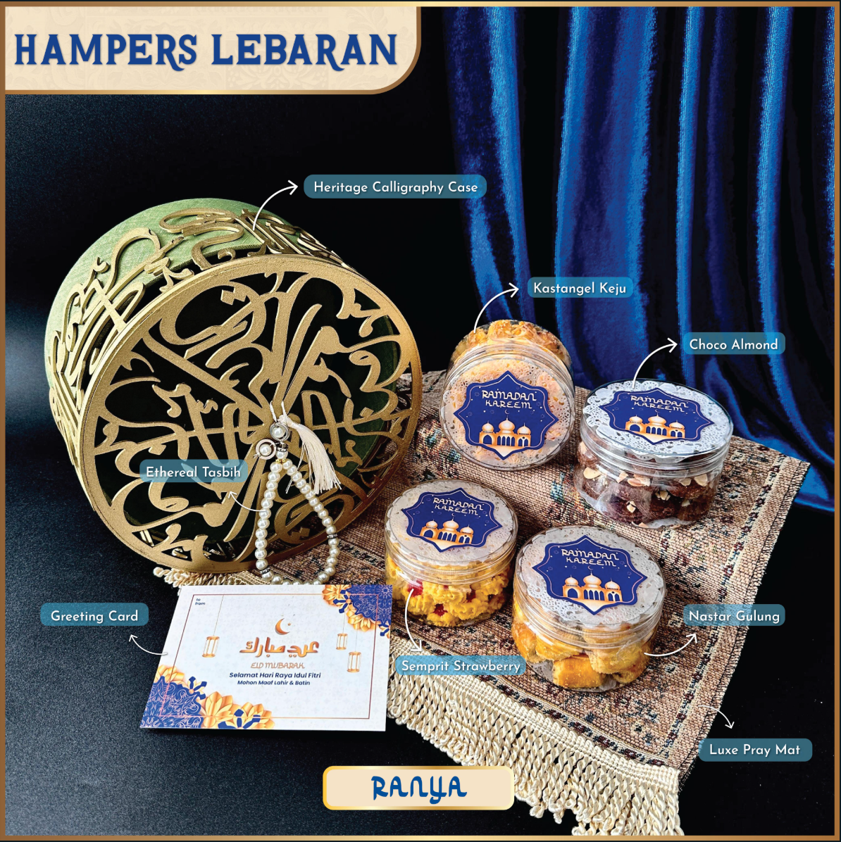 Hampers for Eid Al-Adha and Eid Al-Fitr, 2026 Dry Cake Parcels