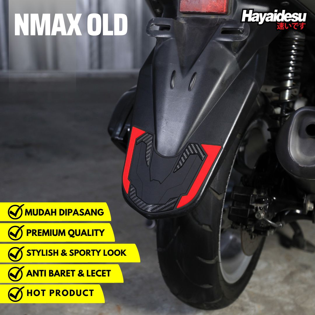 Hayaidesu NMAX Old 2015-2019 Body Protector Rear Fender Cover Harga 45,000 rupiah*Gratis Ongkir