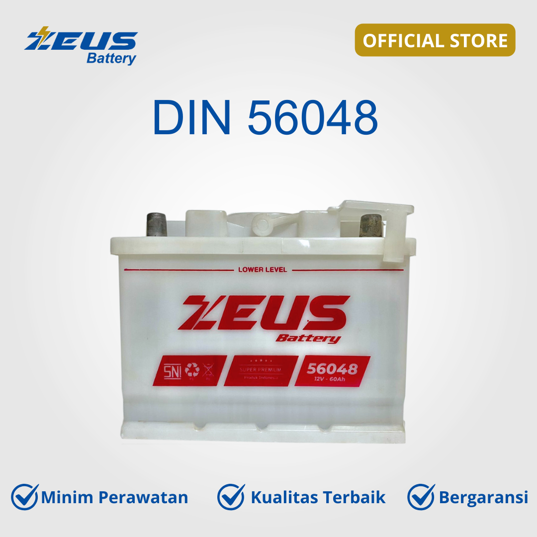 Aki Mobil Ford Fiesta 2012 up, Ecosport Accu DIN 56048 Zeus LM Harga 1,808,800 Ringgit*Penghantaran Percuma
