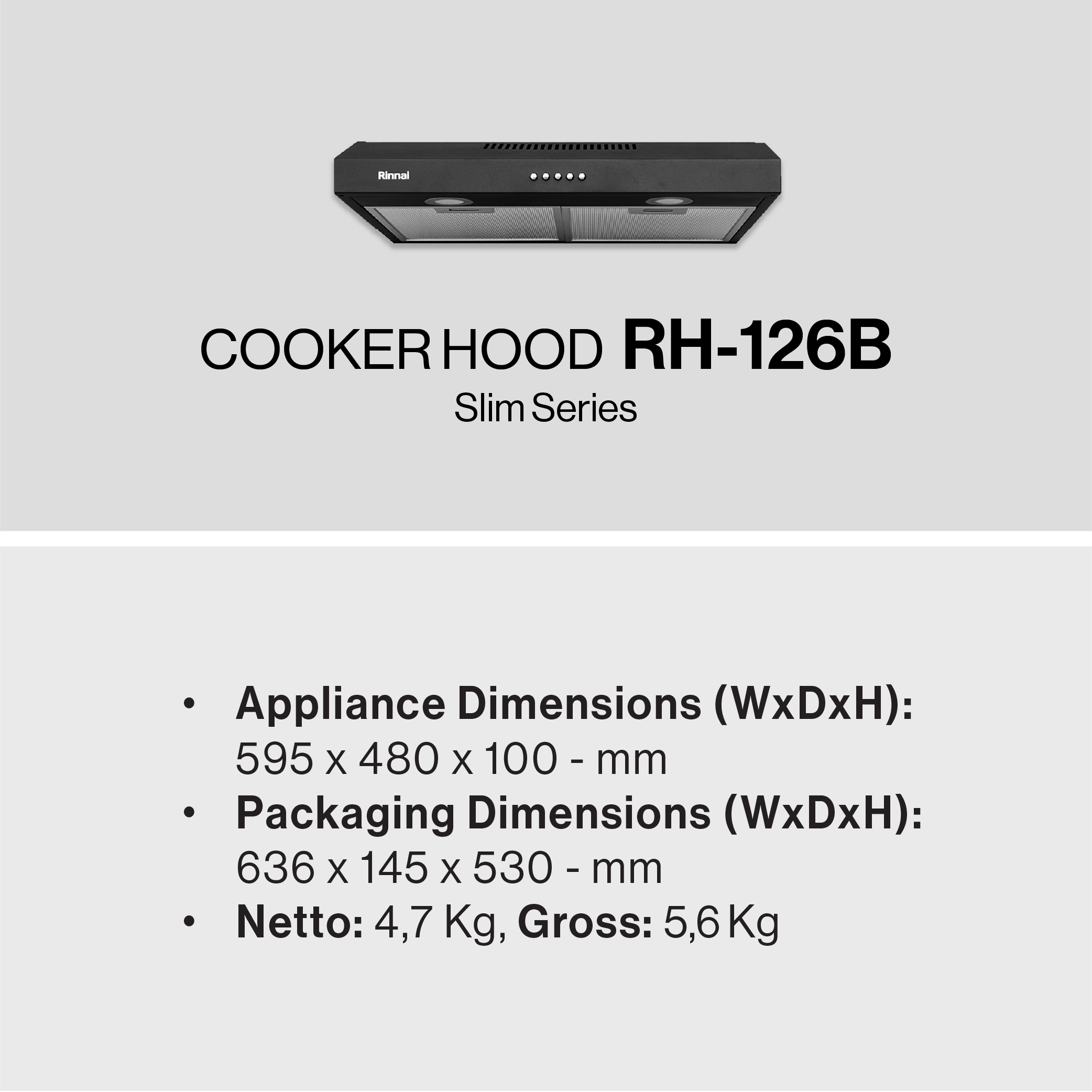 ukuran cooker hood kecil