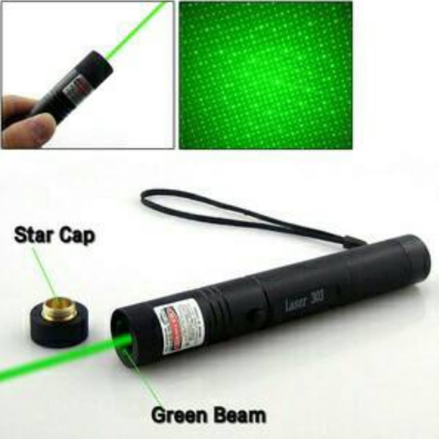 Barangunik2021 - Green Laser Pointer 303 / Laser Hijau Variasi / Laser Kunci Pengaman/Green Laser Pointer 303 ( Recharger ) Harga  45,000 rupiah*Gratis Ongkir