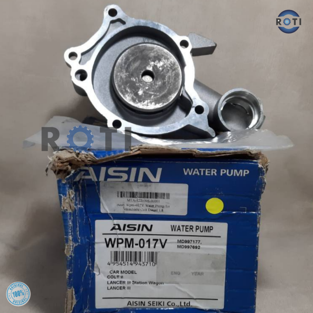 WATER PUMP MITSUBISHI COLT DIESEL 1.8 GINAL AISIN WPM-017V Harga 603,753 rupiah*Gratis Ongkir