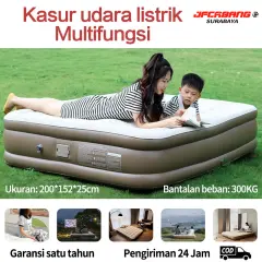 【COD】Kasur sofa udara baru /kasur ganda pompa pengisian listrik/kasur camping portabel besar