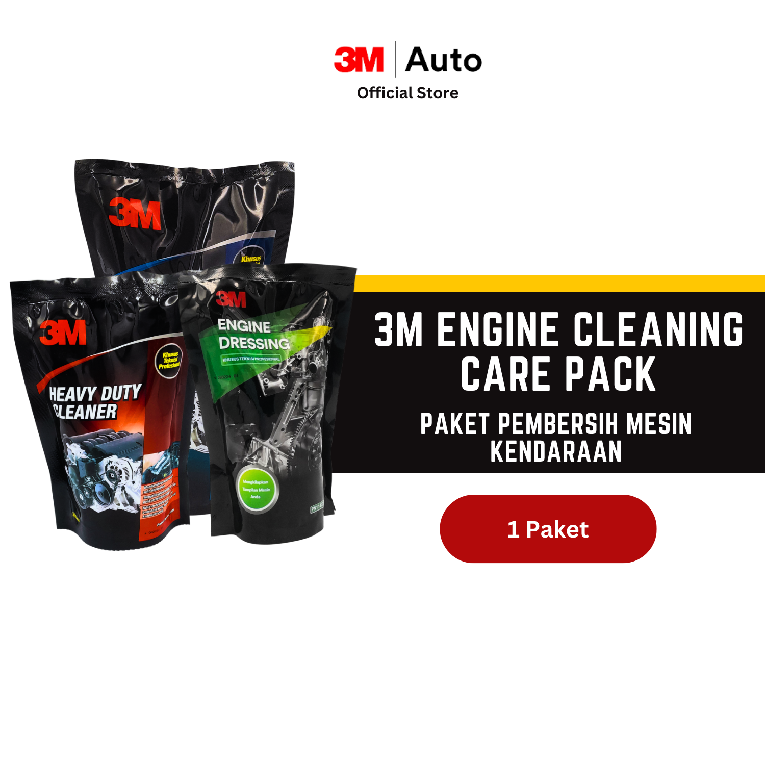 3M Engine Cleaning Care Pack - Paket Pembersih Mesin Kendaraan Harga  92,400 Ringgit*Penghantaran Percuma