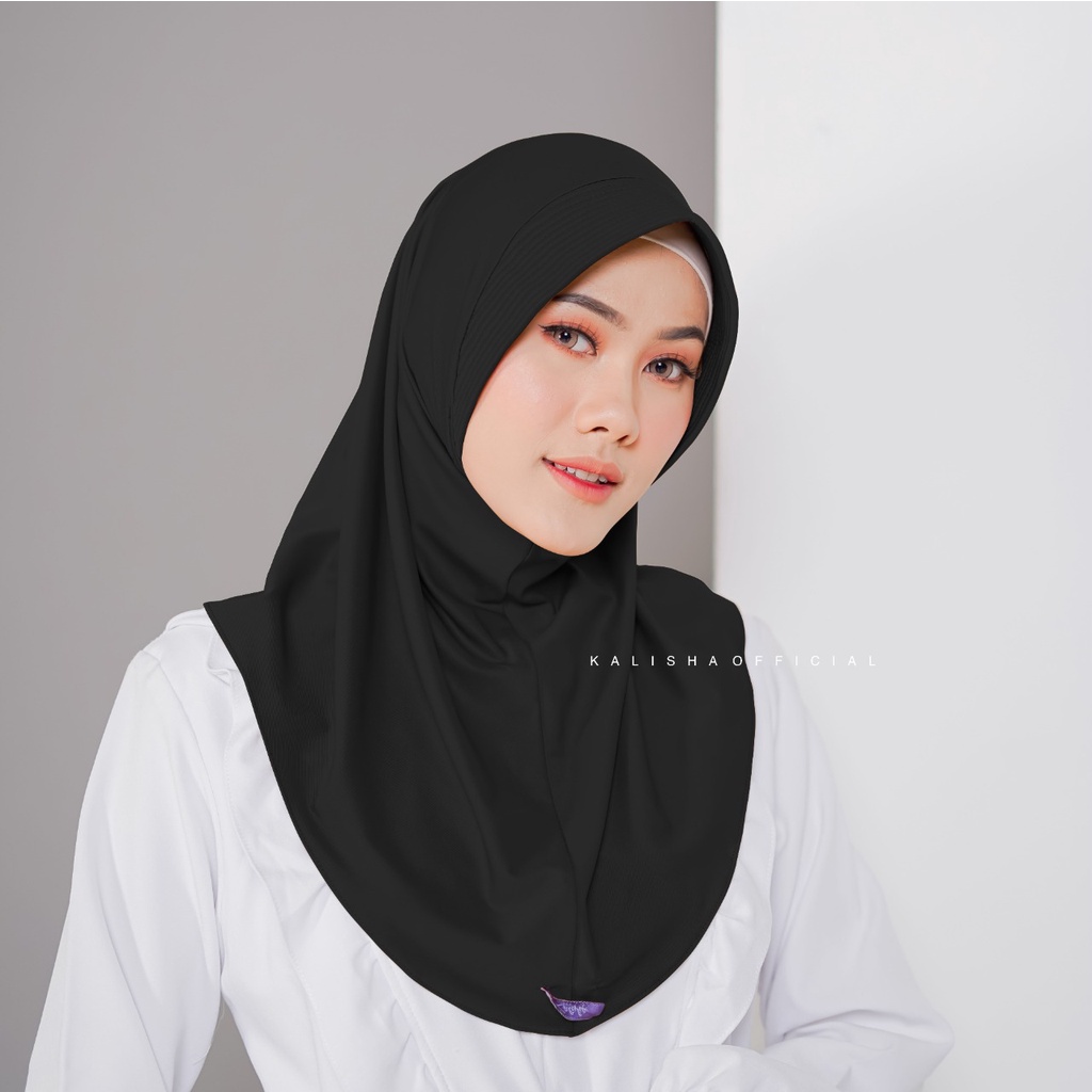 Hijab Quadrilateral Lv White Voal Premium Lasercut!!!