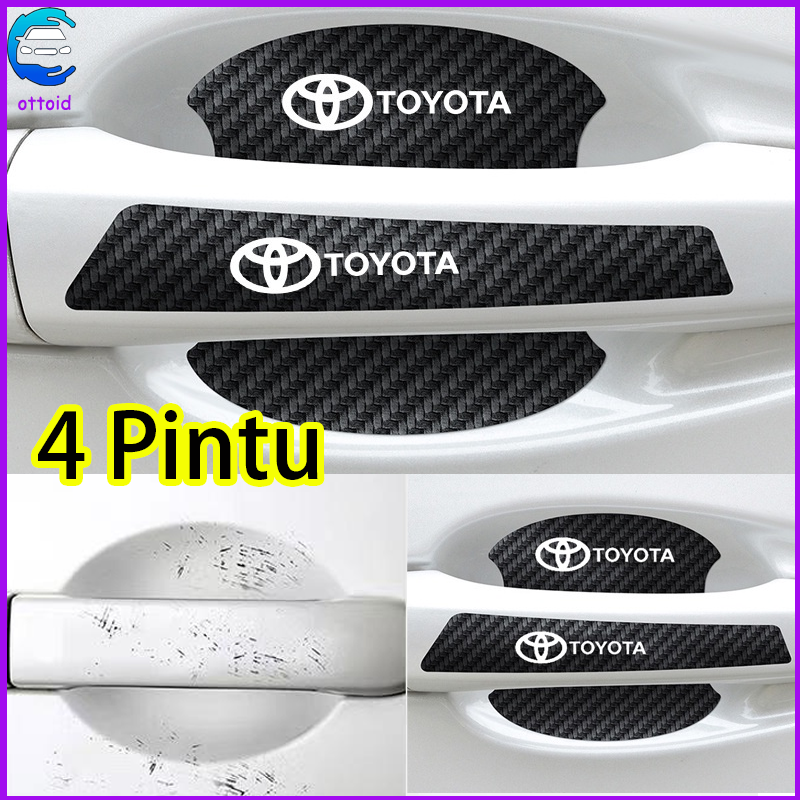 8Pcs Car Door Handle Protective Stickers That Light up at Night Anti-Scratch Car Door Handle Stickers for Toyota Honda Nissan Suzuki Mitsubishi Daihatsu Harga 29,888 rupiah*Gratis Ongkir