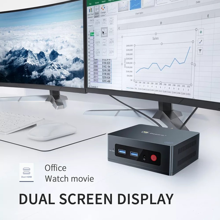 mini pc dual display